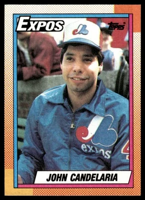John Candelaria 1990 Topps #485 Montreal Expos 32042 Baseball Card - Image 1 of 2