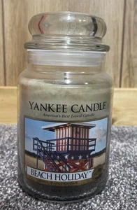Yankee Candle Beach Holiday Large Jar 22 Oz Single Wick - Picture 1 of 5