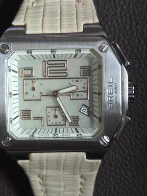 Relógio feminino Breil Milano couro genuíno BW0398 fabricado na Suíça - Imagem 1 de 4