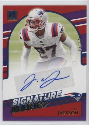 2021 Panini Donruss Signature Marks Purple /10 JC Jackson #SM12 Rookie Auto RC - Image 1 of 2