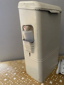 Vintage Windschutzscheibe Tankstelle Insel Service Box. Schöner Originallack - Bild 1 von 11