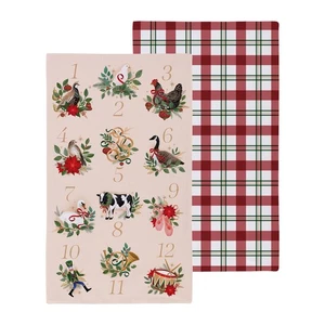 Joyful Traditions Trinkgeschirr Geschenkset Keramiktasse und Küchentuch, 14 Unzen, 18 Zoll x - Bild 1 von 2