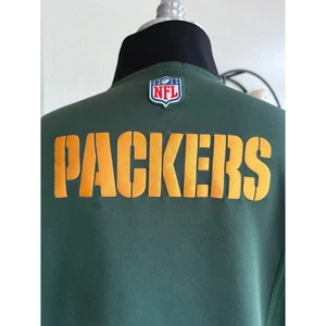 Nike Dri-FIT NFL OnField Green Bay Packers Men's Size M Full Zip Track Jacket - Picture 1 of 13