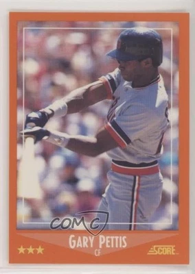 1988 Score Rookies & Traded Factory Set Glossy Gary Pettis #38T - Image 1 of 2