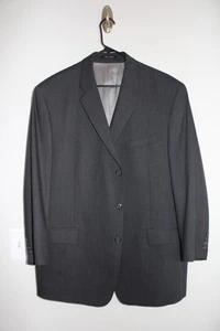 SOLID GRAY CALVIN KLEIN 100% WOOL SPORT COAT sz 46R blazer / suit jacket - Picture 1 of 5