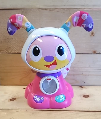 Fisher-Price "BEAT BOW WOW" PINK DOG Educational Toy Sounds Lights Up/Working! - Image 1 of 4