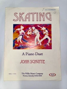Skating A Piano Duet by John Schutte, early intermediate - Picture 1 of 2