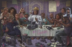 L'Ultima Cena di HIP-HOP Musica Wall Vinile Decalcomania Poster Adesivo Rimovibile - Foto 1 di 7