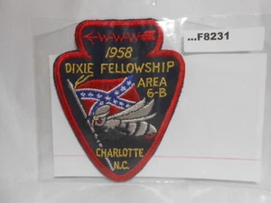 AREA 6-B 1958 DIXIE FELLOWSHIP CHARLOTTE N.C. F8231 - Bild 1 von 1