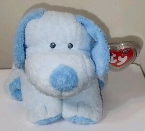 BABY WHIFFER BLUE the Dog - TY Pluffies / Baby TY - MINT with MINT TAGS Plush