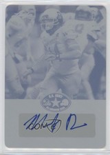 2015 Leaf US Army All-American Bowl Printing Plate Cyan 1/1 Malik Dear Auto 1i9