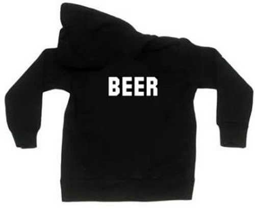 Sudadera con Capucha Cerveza Divertida Sudadera Universitaria Frat BBQ Fiesta Negra Bong Pong Lata Botella Foto 1 de 1