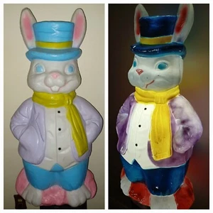LARGE Vintage EMPIRE 36" Blow Mold Mr EASTER Bunny Peter Rabbit *RARE* - Picture 1 of 21
