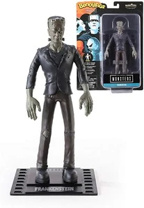 MONSTERS BENDYFIGS FRANKENSTEIN POSEABLE 7.5" NOBLE COLLECTION NN1166 UK SELLER - Picture 1 of 3