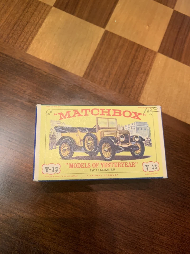 Modelos Matchbox vintage de antaño 1911 DAIMLER #Y-13 A Lesney Product Foto 1 de 4
