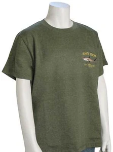 Salty Crew Boy's Bruce T-Shirt - Forest Heather - New - Picture 1 of 1
