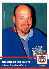 2005 Inland Empire 66ers Grandstand #22 Andrew Nelson Trainer Surprise Arizona 