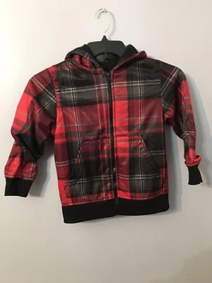 SUDADERA CON CAPUCHA A CUADROS ROJA Y NEGRA FADED GLORY JUVENIL MEDIANA (8) Foto 1 de 4