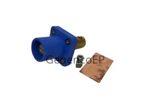Camlok Panel Mount Male Blue - CLS40MRB-D Cam Lok Dual Set Screw - Picture 1 of 6