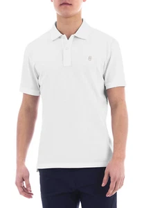 POLO UOMO CONTE OF FLORENCE "FERRO" mis. XXL col. BIANCO - Foto 1 di 3