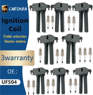 8X Ignition Coils +16*Spark Plug for Dodge Ram Durango 1500 2500 3500 5.7L UF504 Foto 1 de 4