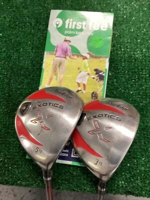 Tour Edge Exotics XCG 3 and 5 Woods Set Regular Graphite Shafts - Image 1 of 4