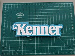 Kenner company 3D printed logo toy toys stand shelf display