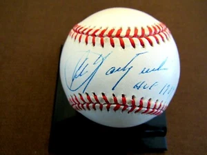 CARL YASTRZEMSKI HOF 1989 BOSTON RED SOX SIGNED AUTO VINTAGE OAL BASEBALL JSA  - Picture 1 of 3