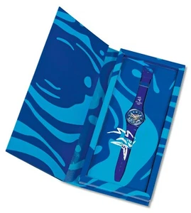 NUEVO Estado Reloj Swatch Special GLORIOSO AZUL 2000 Sydney Olympics GN182 RARO - Imagen 1 de 3