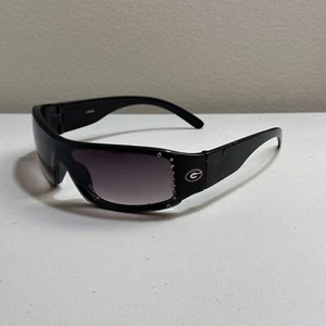 Georgia Bulldogs Sonnenbrille schwarz mit Logo und kristallklaren Strasssteinen - Bild 1 von 5