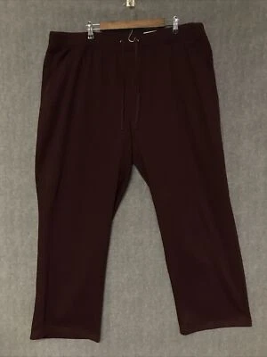 St Johns Bay Sweatpants Womens 3XL Red Pull On Straight Pockets Jogger Maroon - Image 1 of 4