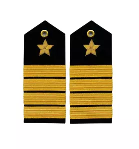 Bundeswehr Marine Kapitän zur See Schulterklappen - Bild 1 von 2
