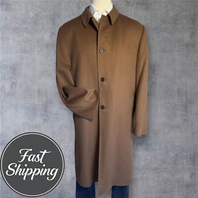 Abrigo de hombre HART SHAFFNER MARX Reglan 48T LANA/CACHEMIRA abrigo de un solo pecho Foto 1 de 4