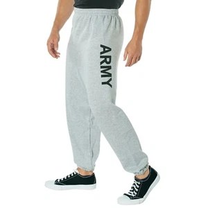 Grey ARMY Physical Training Gym Sweatpants Military PT Comfort Pants - Picture 1 of 1