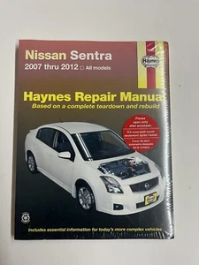 Nissan Sentra 2007-2012 manual de reparación Haynes nuevo + sellado (reparación Haynes 72052) - Imagen 1 de 2