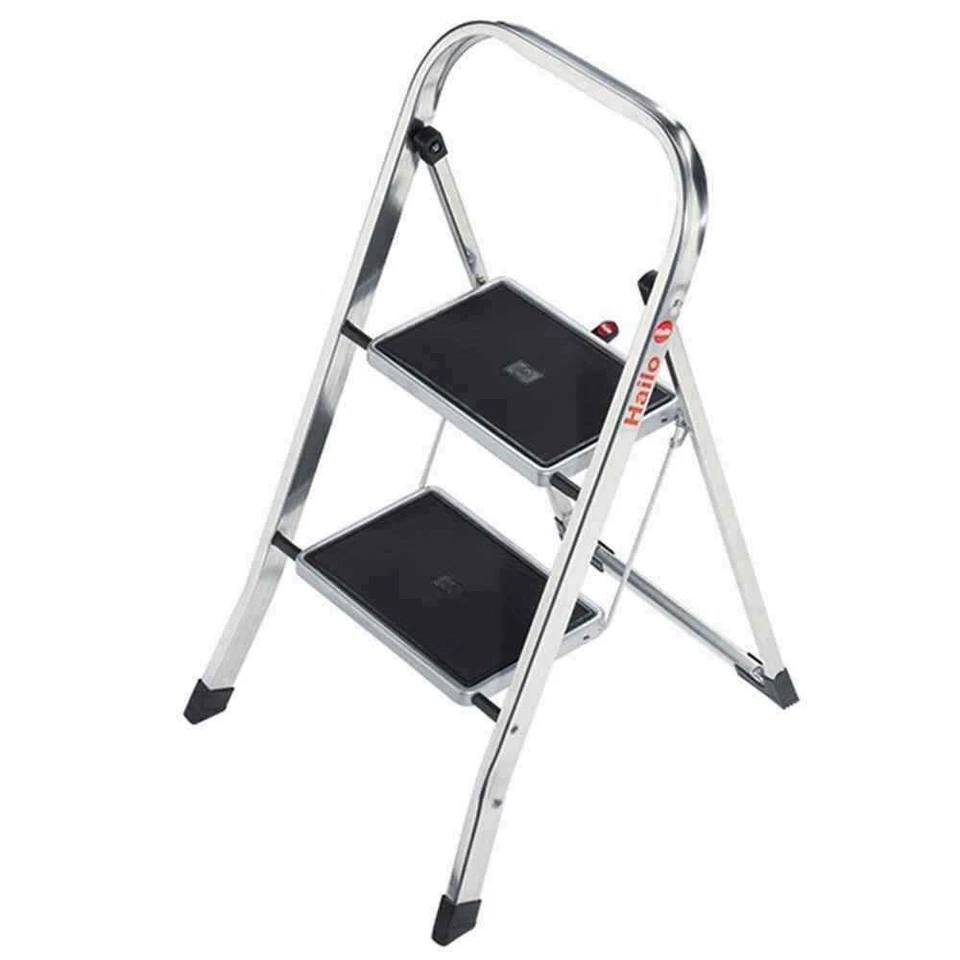 Hailo Scala Pieghevole K30 In Alluminio Per Fai Da Te E Casa Nuova - Immagine 1 di 1