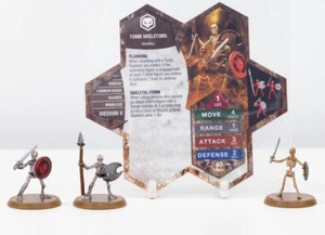 Tomb Skeletons - C3V / SOV Custom - figure & card - Heroscape - Picture 1 of 1