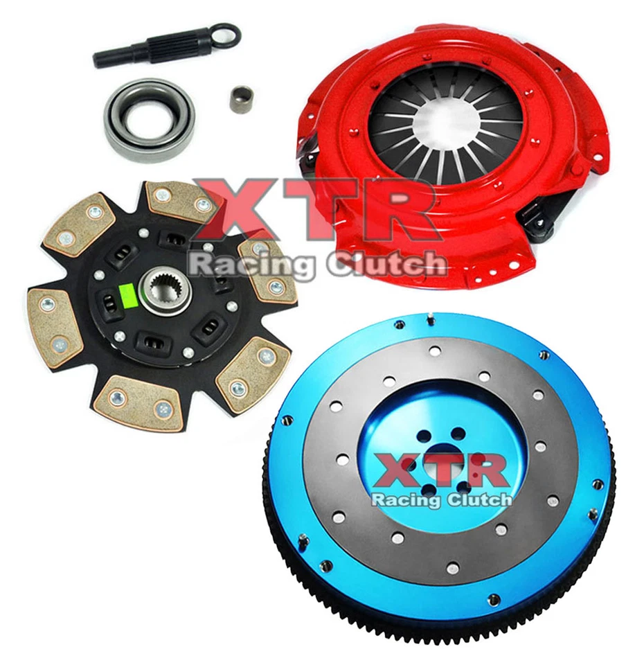 XTR STAGE 3 CLUTCH KIT & ALUMINUM FLYWHEEL for NISSAN 240SX KA24E KA24DE 2.4L - Image 1 of 1