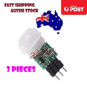 3pcs AM312 PIR Motion Body Human Sensor Mini IR Infrared Pyroelectric Detector - Bild 1 von 3