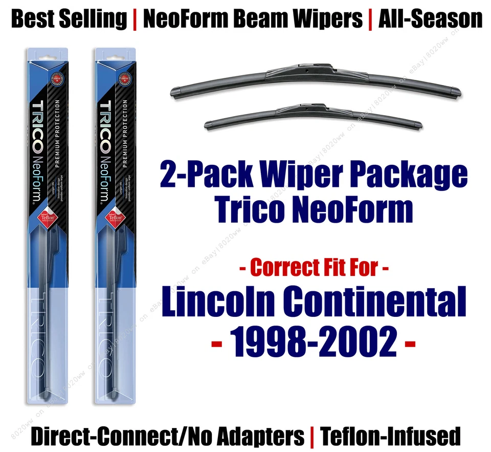 Limpiaparabrisas NeoForm Super Premium 2pk apto para Lincoln Continental 16240/200 1998-200 Foto 1 de 1