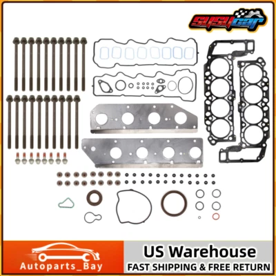 Junta de cabeça MLS com conjunto de parafusos para 08-13 Dodge Dakota Ram 1500 Durango Jeep 4.7L - Imagem 1 de 4