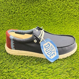 Hey Dude Wally Break Hey Day Mens Size 13 Navy Blue Athletic Shoes Slip Ons - Picture 1 of 8