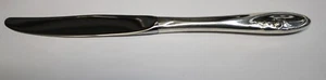 Towle Sterling Silver Modern Hollow Knife Sculptured Rose Pattern 9” Long - Picture 1 of 2