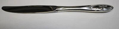 Towle Sterling Silver Modern Hollow Knife Sculptured Rose Pattern 9” Long - Image 1 of 2