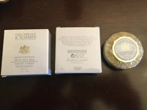 3pc Gilchrist & Soames London 2 Skincare Bars + Cleansing Bar Soaps NEW - Picture 1 of 1