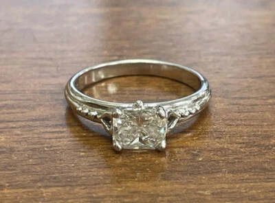 Anillo Diamantes Talla 7 1.09 GIA H SI2 Foto 1 de 4