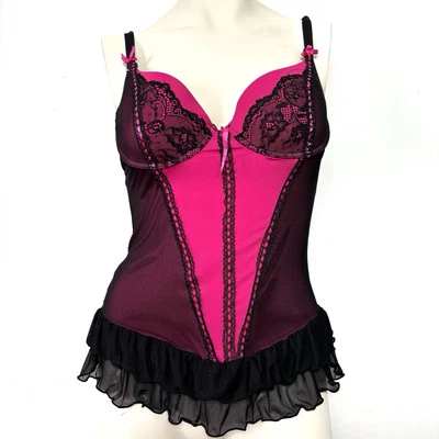 Sophie b. Vestido sin tirantes sujetador rosa caliente Foto 1 de 4