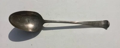 Cuchara basting de plata Early American-Coin-Samuel Tingley-1767 NY NY-234 gramos Foto 1 de 4