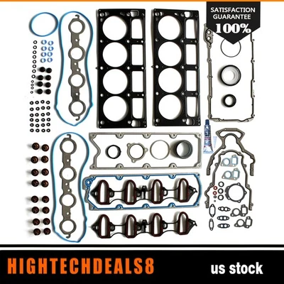Full Gasket Set For Chevrolet Silverado 1500 Suburban 2500 2004-2009 6.0L - Image 1 of 4