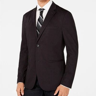 Ryan Seacrest Men's Black Red Plaid Suit Jacket Blazer Sport Coat Size XL - Image 1 of 2